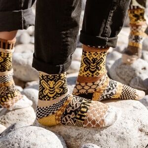 solmate socks Honey Bee Crew Socks